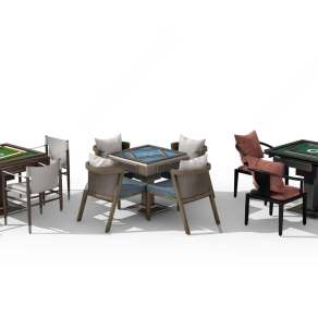 新中式麻将机3D模型下载